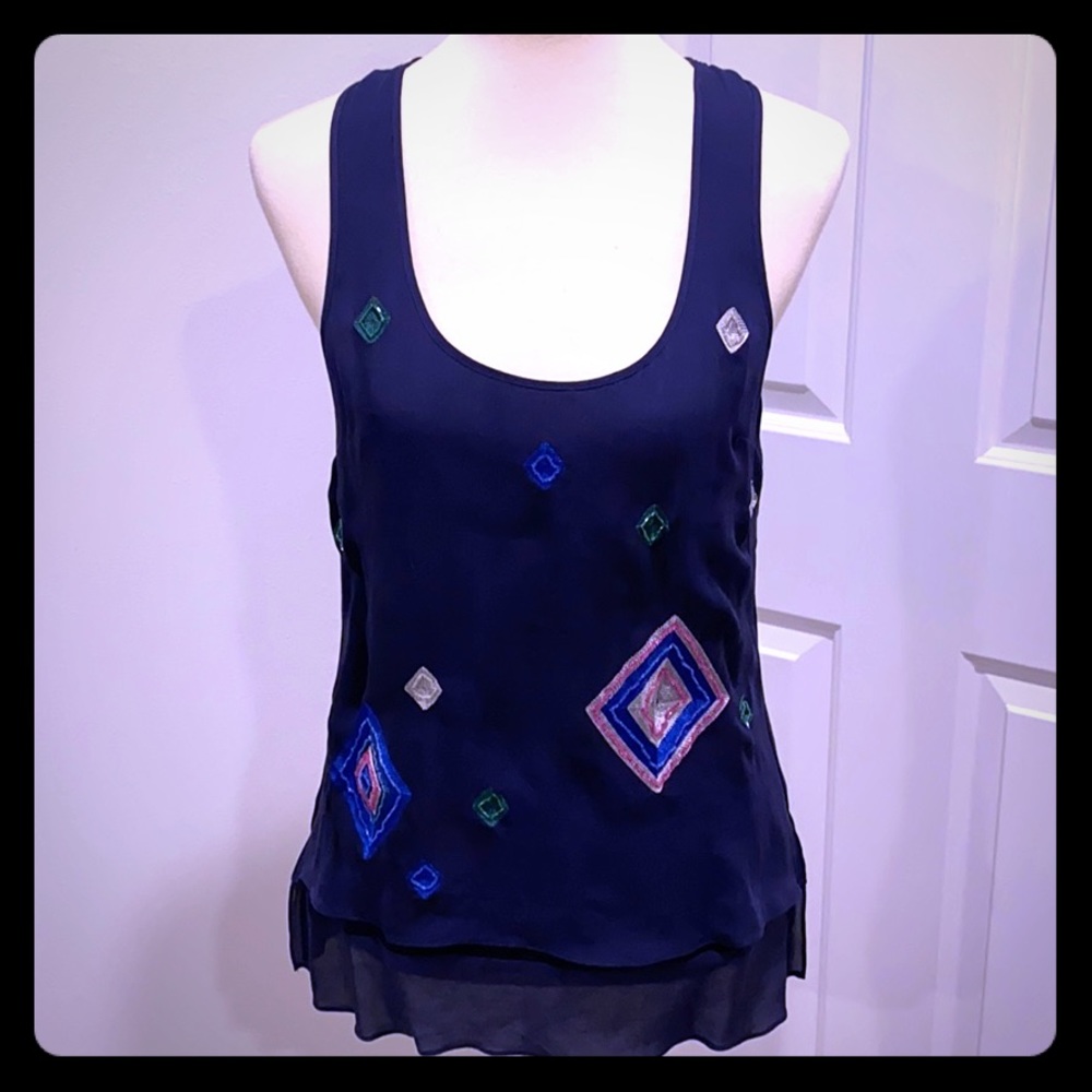 Walter silk tank